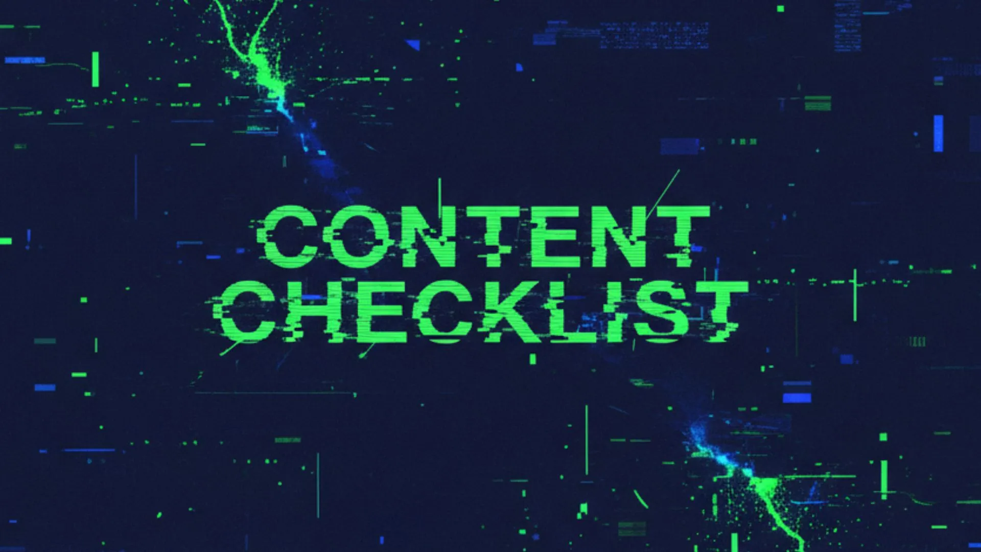 AI Content Writing Checklist